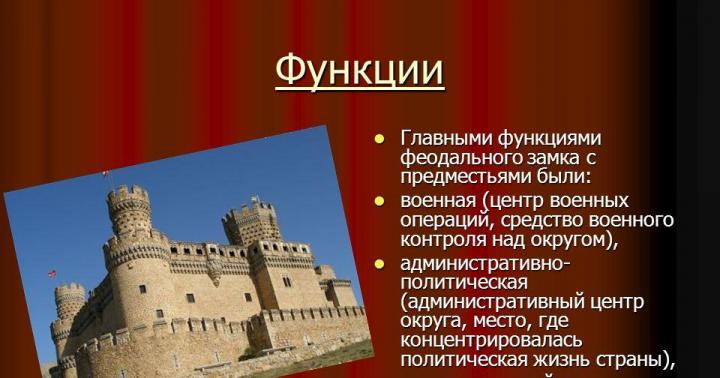 Castles in medieval Europe A castle is a building (or a complex of buildings) that combines residential and defensive tasks.